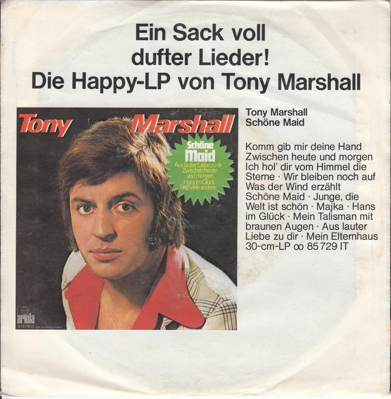 Tony Marshall – Ich Fang' Für Euch Den Sonnenschein
