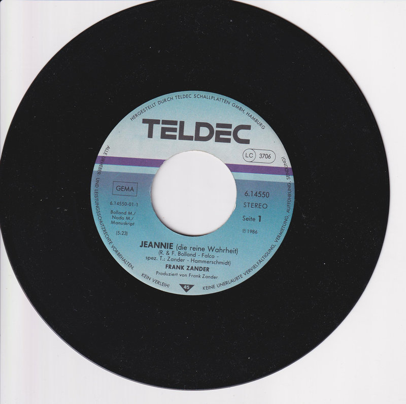 Frank Zander – Jeannie (Die Reine Wahrheit)