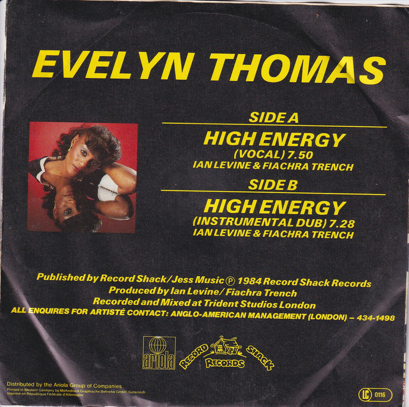 Evelyn Thomas – High Energy