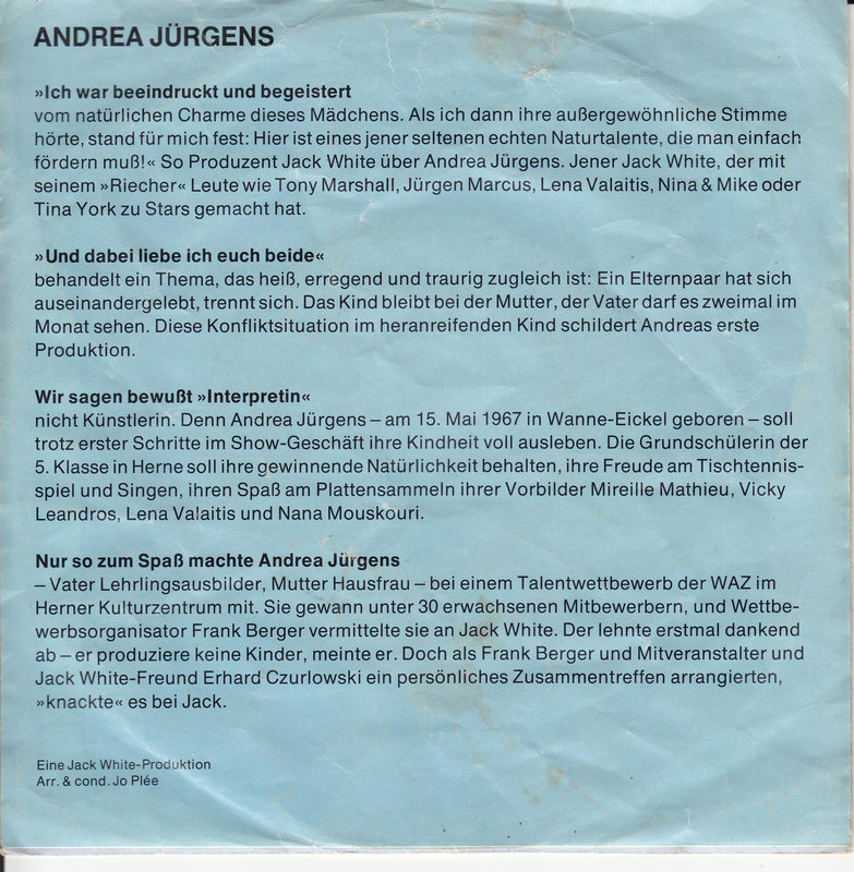 Andrea Jürgens – ...Und Dabei Liebe Ich Euch Beide