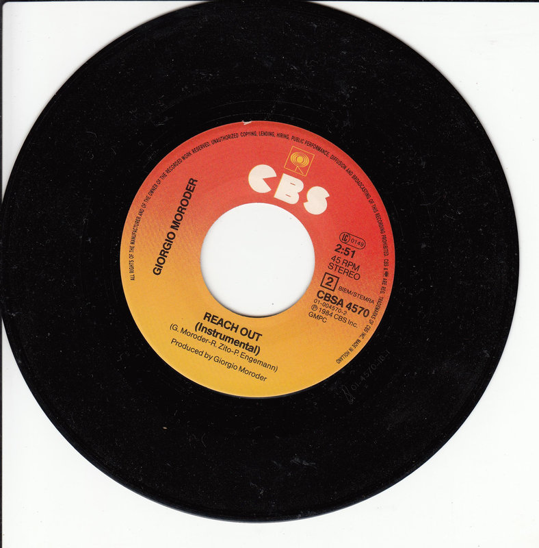 Giorgio Moroder Featuring Paul Engemann – Reach Out