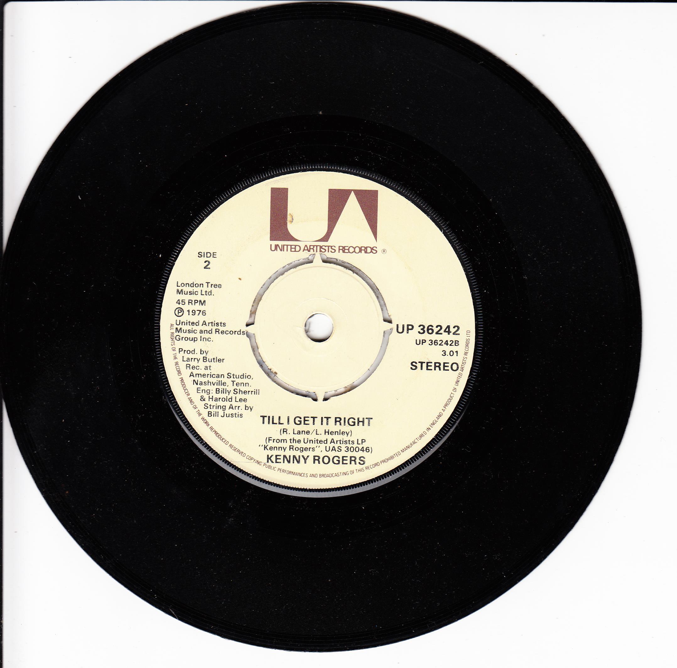 Kenny Rogers - Lucille (UK)