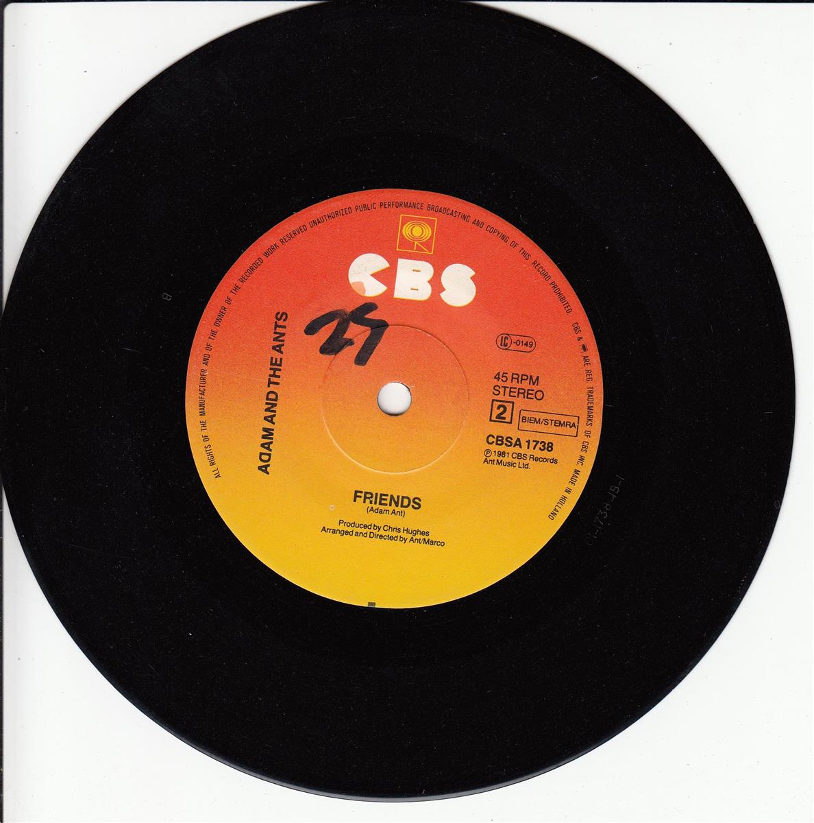 Adam & The Ants - Ant Rap (UK)