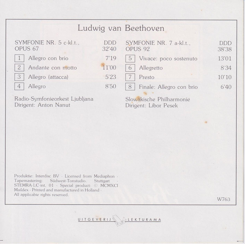 Beethoven – Symfonie Nr. 5 (Niederlande)