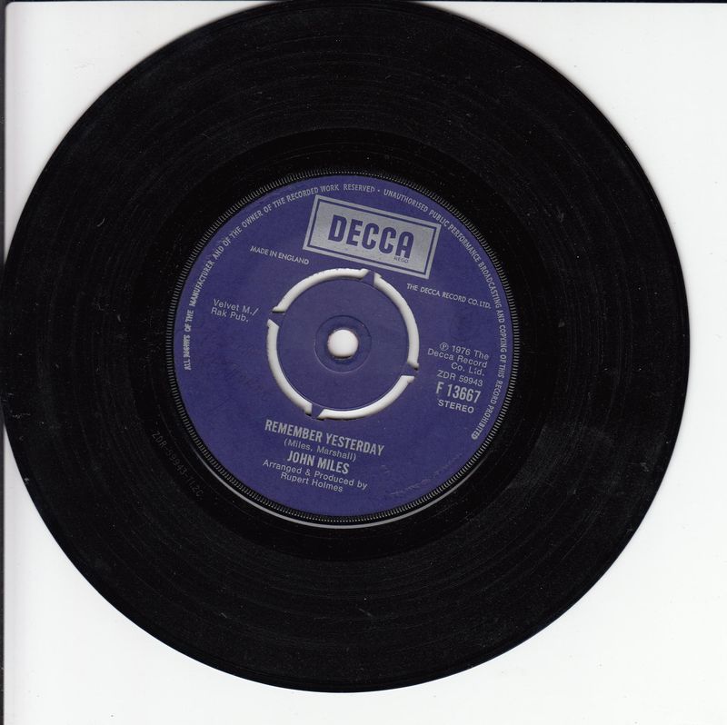 John Miles – Remember Yesterday (UK)