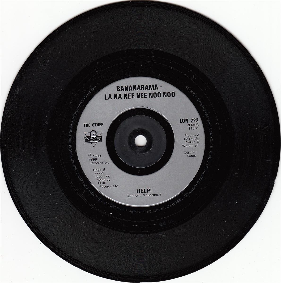 Bananarama, Lananeeneenoonoo - Help (UK)