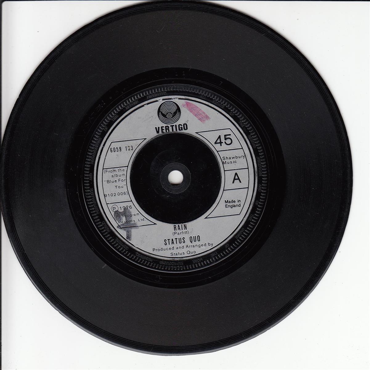 Status Quo - Rain (UK)
