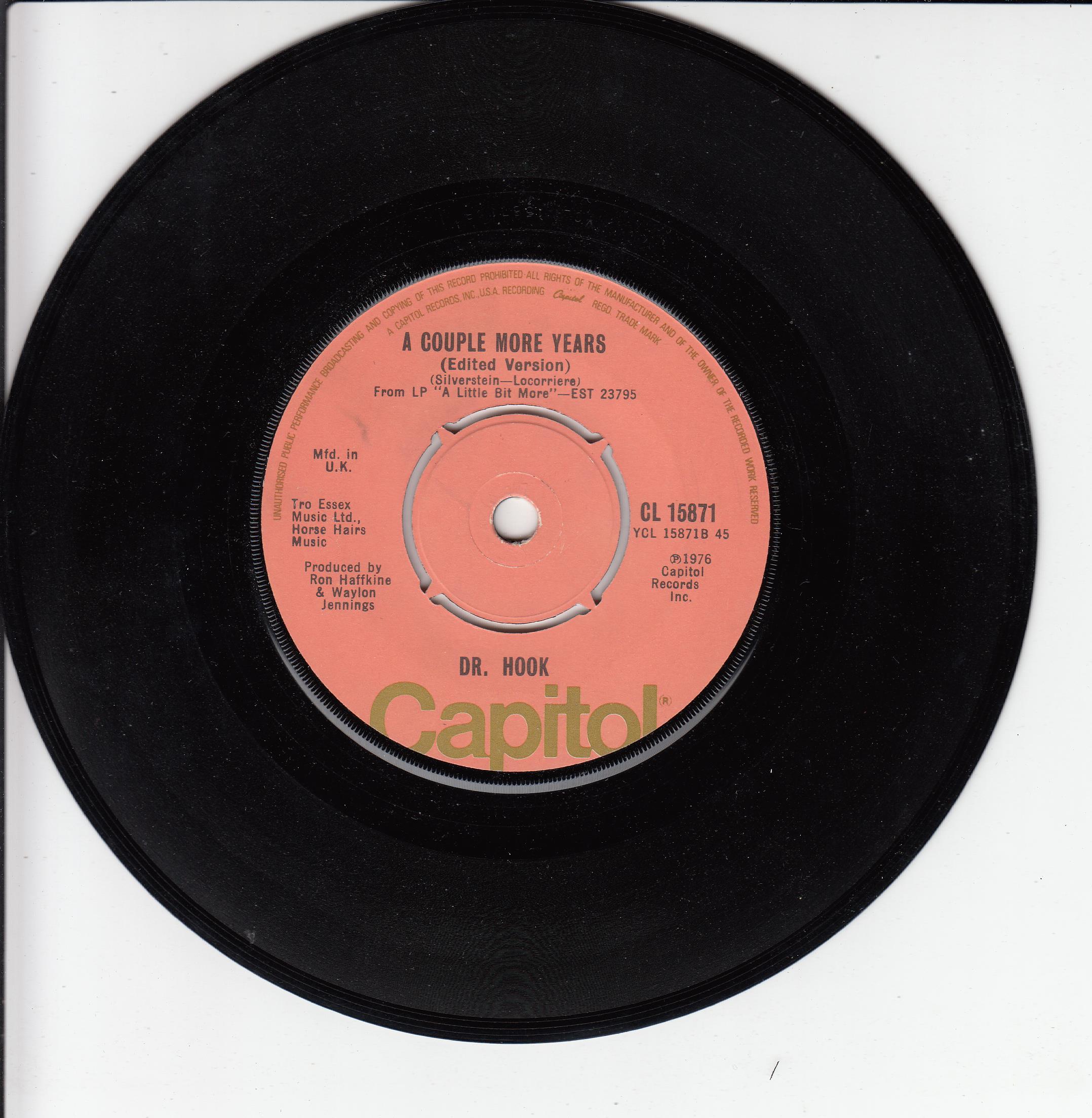 Dr. Hook - A Little Bit More (UK)