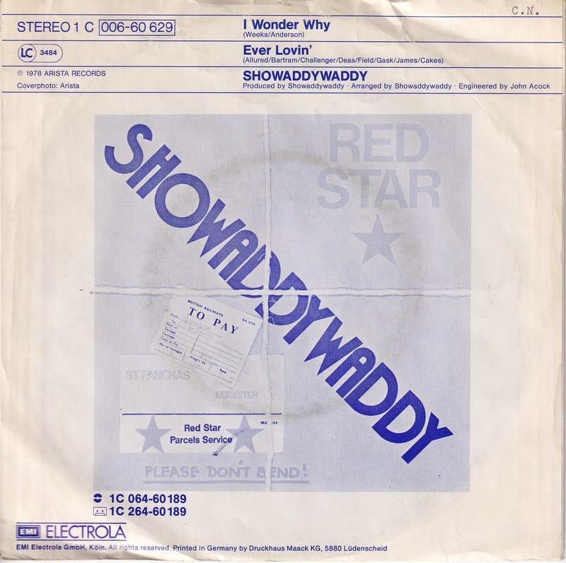 Showaddywaddy – I Wonder Why